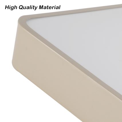 Brilagi - Lámpara de techo LED regulable POOL LED/36W/230V 3000-6000K 40x40 cm beige + mando a distancia