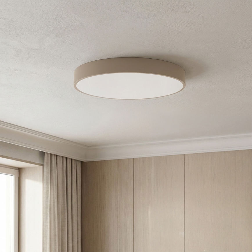 Brilagi - Lámpara de techo LED regulable POOL LED/36W/230V 3000-6000K Ø 30 cm beige + mando a distancia