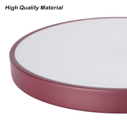 Brilagi - Luminaria LED regulable de techo POOL LED/48W/230V 3000-6000K Ø 40 cm burdeos + mando a distancia
