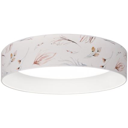 Brilagi - Luminaria de techo LED regulable VELVET SMARTIX LED/36W/230V 3000–6000K Ø 55 cm blanco/flores Wi-Fi Tuya Beacon + mando a distancia