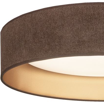 Brilagi - Lámpara de techo LED regulable VELVET SMART VARI LED/24W/230V 3000-6500K Ø 45 cm marrón/dorado + mando a distancia