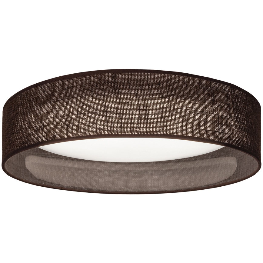 Brilagi - Luminaria LED de techo regulable VELVET SMART VARI, LED/24W/230V, 3000–6500K, Ø 45 cm, marrón + mando a distancia