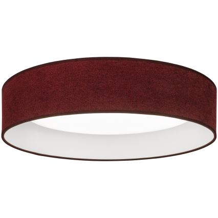 Brilagi - Lámpara de techo LED regulable VELVET SMART VARI LED/36W/230V 3000-6500K diámetro 55 cm burdeos + control remoto