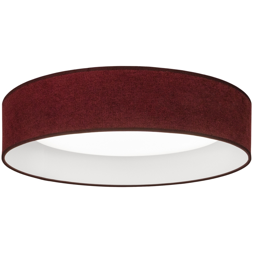 Brilagi - Lámpara de techo LED regulable VELVET SMART VARI LED/36W/230V 3000-6500K diámetro 55 cm burdeos + control remoto