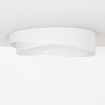 BRILAGI - Lámpara de techo LED regulable VELVET TWIST LED/36W/230V 3000-6000K Ø 65 cm Wi-Fi Tuya Beacon blanca + mando a distancia