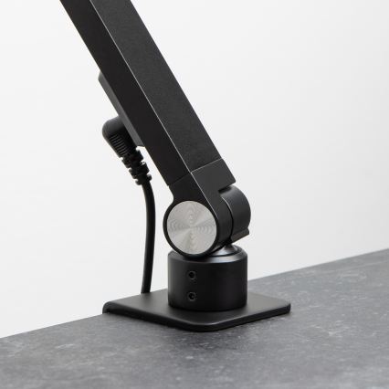 BRILAGI - Lámpara de mesa LED RGBTW táctil regulable con pinza VARIO LED/18W/230V 3000-6500K CRI 96 negra