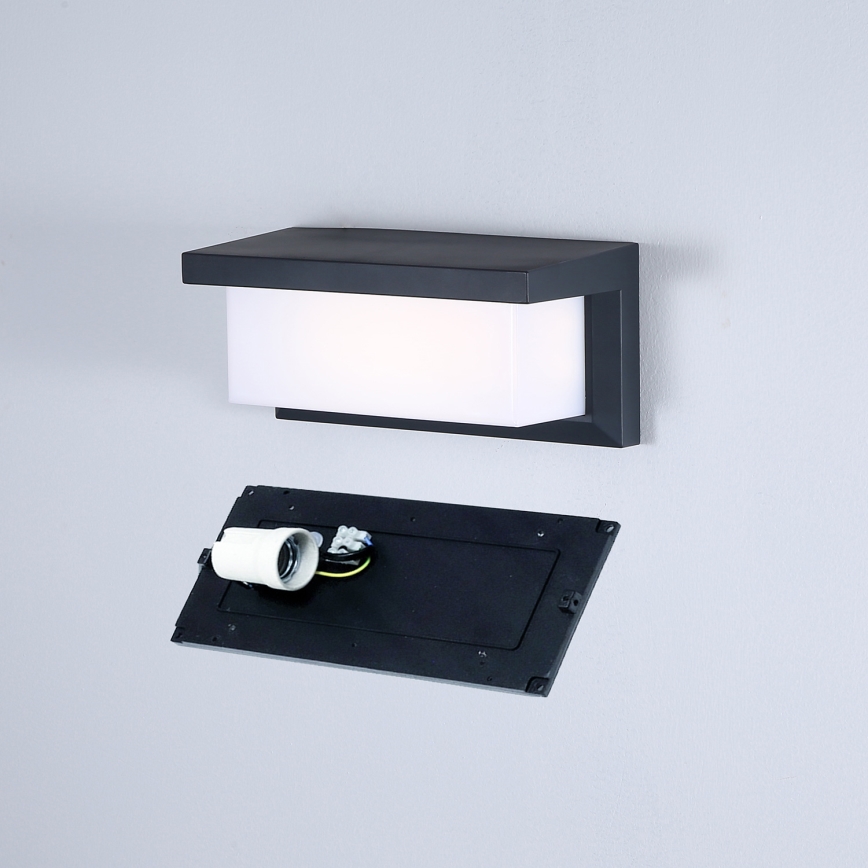 Brilagi - Aplique LED RGBW regulable para pared exterior BRICKY 1xE27/9W/230V 2700-6500K antracita IP54