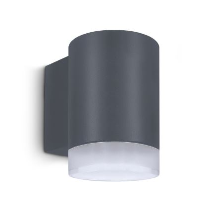 Brilagi - Aplique de pared para exterior LED RGBW regulable MATERA 1xGU10/4,8W/230V 3000K IP54 antracita + mando a distancia