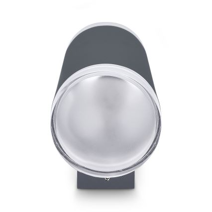 Brilagi - Aplique de pared exterior LED RGBW regulable MATERA 2xGU10/4,8W/230V 3000K IP54 antracita + mando a distancia