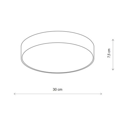 Brilagi - Lámpara de techo LED RGBW regulable para baño CLARE 2xE27/9W/230V 2700-6500K Ø 30 cm IP54 Wi-Fi beige