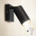 Brilagi - LED RGBW regulable, aplique de pared tipo spot SELE 1xGU10/4,8W/230V 3000K negro/dorado + mando a distancia