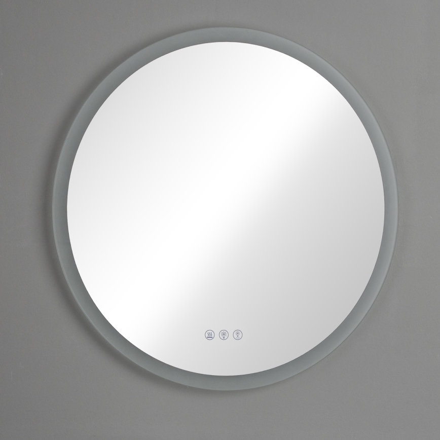Brilagi - Espejo de baño calefactado LED RGBW CLARA PRO LED/18,5W/230V Ø 60 cm IP44 CRI 90 regulable + CCT