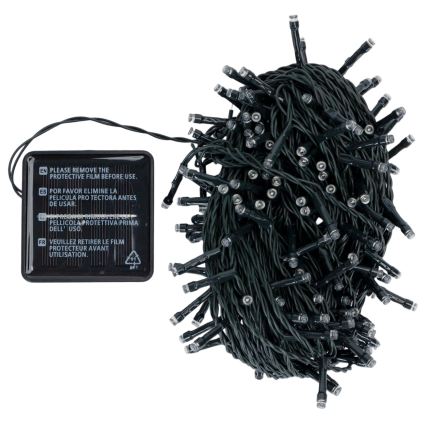 BRILAGI - Guirnalda solar LED para Navidad 200xLED/8 funciones 22m 800 mAh IP65 blanco cálido