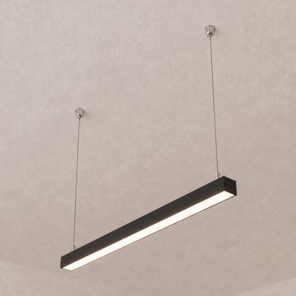 Brilagi - Lámpara colgante LED FULLDAY LED/10/15/20W/230V 2700/4000/6000K 60 cm negra