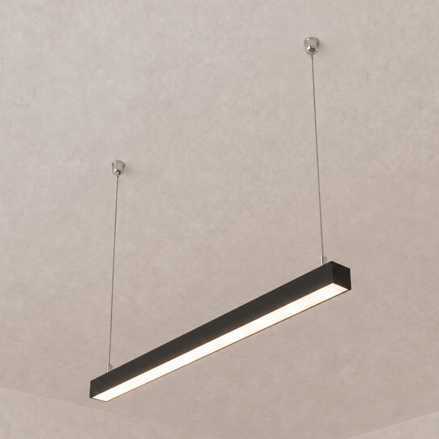 Brilagi - Lámpara colgante LED FULLDAY LED/10/15/20W/230V 2700/4000/6000K 60 cm negra