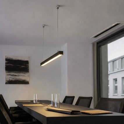 Brilagi - Lámpara colgante LED FULLDAY LED/10/15/20W/230V 2700/4000/6000K 60 cm negra