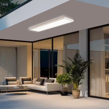 Brilagi - Plafón LED de techo para baño FRAME LED/50W/230V 120x30 cm 3000/4000/6000K IP44 blanco