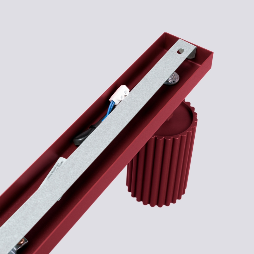 Brilagi - Luminaria de focos LED CRESTO 6xGU10/10W/230V burdeos