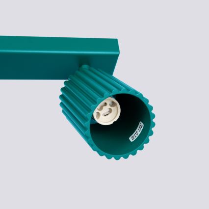 Brilagi - Luminaria de focos LED CRESTO 6xGU10/10W/230V turquesa