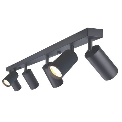 Brilagi - Foco empotrable LED RGBW regulable SELE 6xGU10/6,5W/230V 2700-6500K antracita