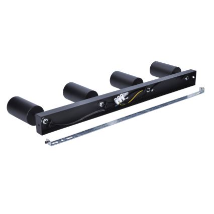 Brilagi - Foco LED RGBW regulable SELE 4xGU10/4,8W/230V 3000K negro/oro + mando a distancia