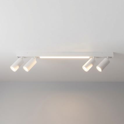 Brilagi - Luminaria de focos LED SELE 4xGU10/30W/230V + LED/20W blanca