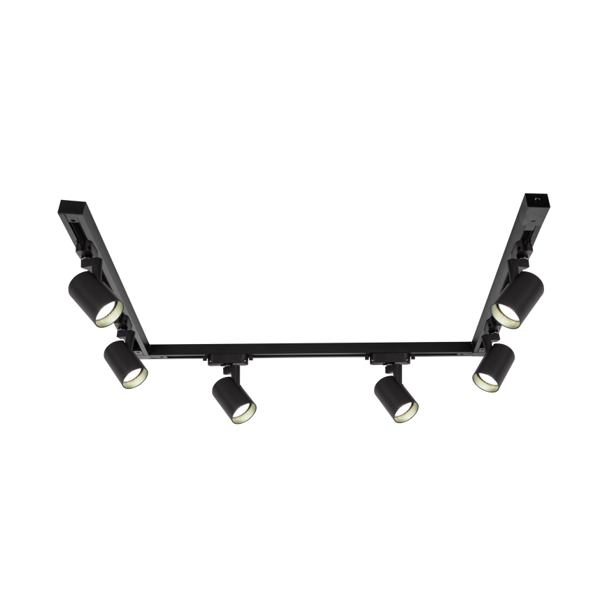 Brilagi - Luminaria de focos para riel HUSKY 6xGU10/10W/230V negro