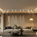 Brilagi - Luminaria de focos para sistema de carril HUSKY 8xGU10/10W/230V blanca