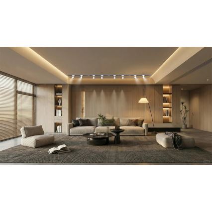BRILAGI - Luminaria de focos para sistema de carril HUSKY 8xGU10/10W/230V blanca