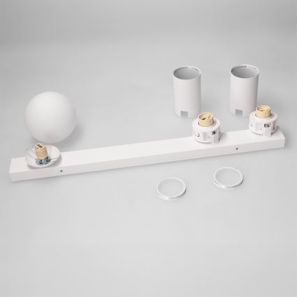 Brilagi - Luminaria de focos SELE BALL 2xGU10/30W/230V + 1xG9/10W blanca