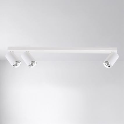 Brilagi - Luminaria de focos SELE LONG 3xGU10/30W/230V blanca