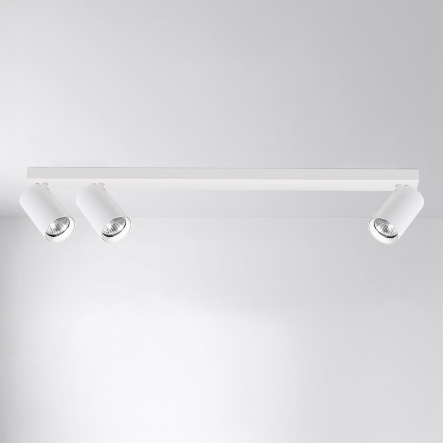 Brilagi - Luminaria de focos SELE LONG 3xGU10/30W/230V blanca