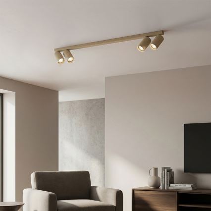 Brilagi - Luminaria de focos SELE LONG 4xGU10/30W/230V beige