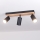 Brilagi - Luminaria de focos SELE WOOD ACOUSTIC 3xGU10/30W/230V negro/madera