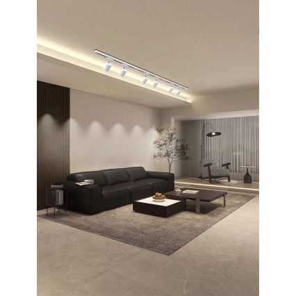 Brilagi - Luminaria de riel HUSKY 6xGU10/10W/230V blanca