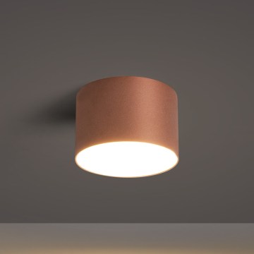 BRILAGI - Luminaria de techo exterior FORIS LED/9W/230V Ø 9 cm bronce IP44
