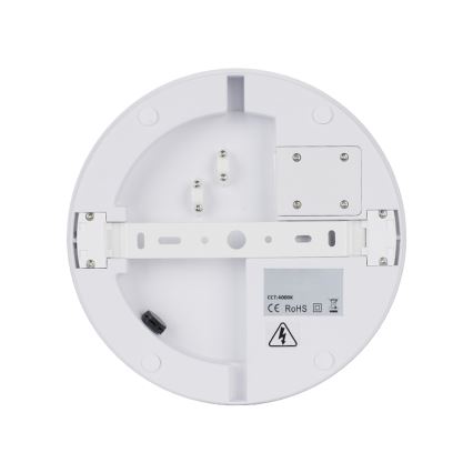 Brilagi - Luminaria de techo exterior LED BENE LED/24W/230V Ø 26 cm blanca IP54