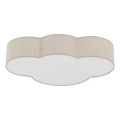 Brilagi - Luminaria de techo infantil NIMBUS 4xE27/15W/230V 46x63 cm beige