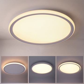 Brilagi - Luminaria de techo LED CARLOS LED/24W/230V, diámetro 40 cm, blanca
