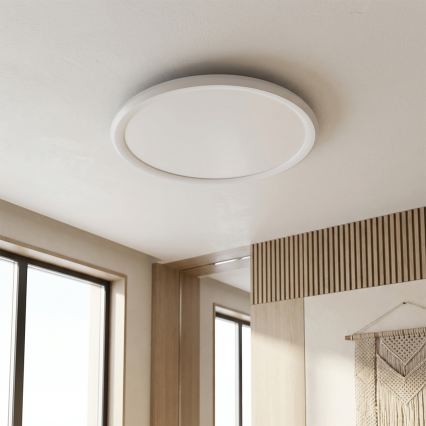 BRILAGI - Luminaria de techo LED CARLOS LED/24W/230V, diámetro 40 cm, blanca