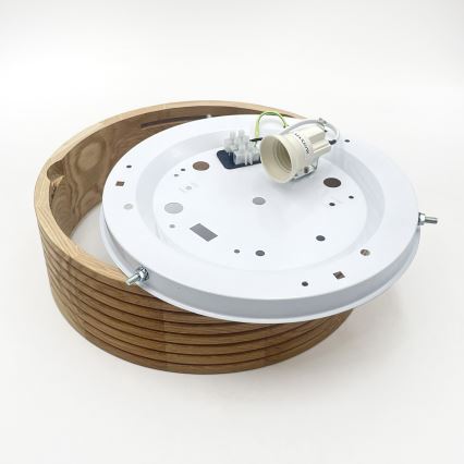 Brilagi - Luminaria de techo LED CARVALHO MODERN 1xE27/60W/230V Ø 27,5 cm roble