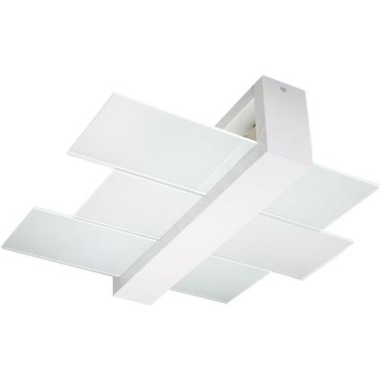 Brilagi -  Lámpara de techo LED HERA 2xE27/7,5W/230V 43x43 cm blanca