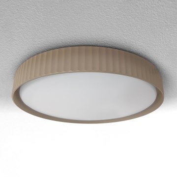 Brilagi - Luminaria de techo LED LUCIA LED/24W/230V Ø 31 cm, marrón