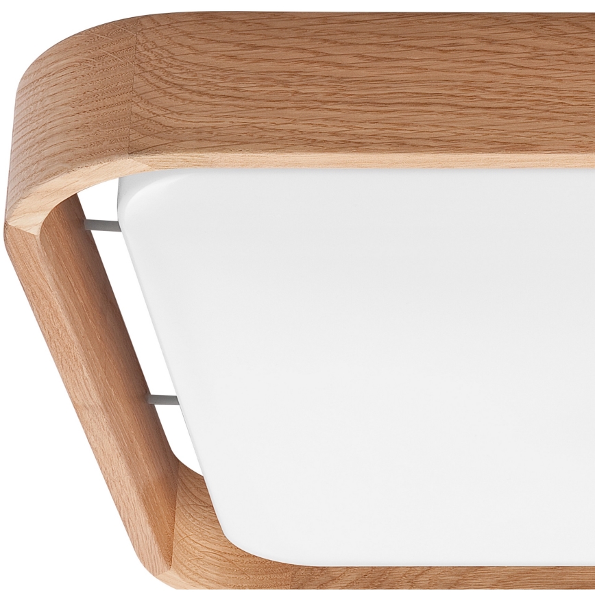 BRILAGI - Lámpara de techo LED regulable MANAROLA CUBIC LED/24W/230V 45x45 cm 3000-6500K roble + mando a distancia