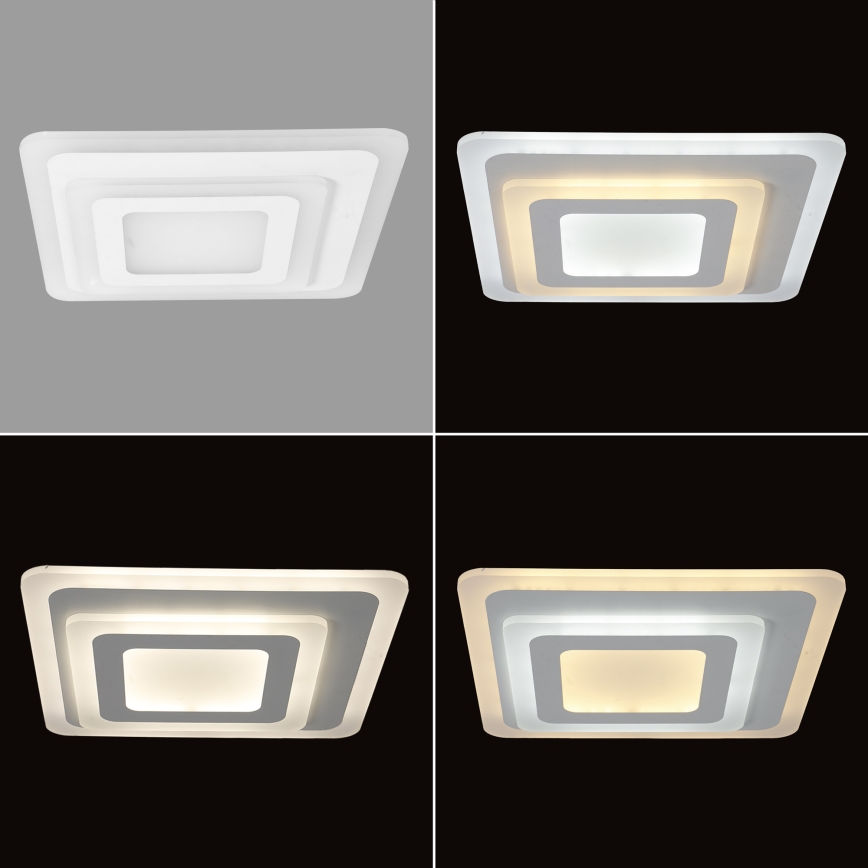 BRILAGI - LED luminaria de techo regulable MODERN MINI LED/65W/230V 3000-6000K 37x37 cm + mando a distancia