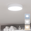 Brilagi - Luminaria de techo LED para baño POOL LED/24W/230V 3000/4000/5500K diámetro 30 cm IP54 blanca