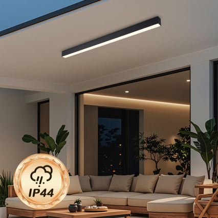 Brilagi - Plafón LED para baño SLEEKLINE LED/40W/230V 3000/4500/6000K negro IP44