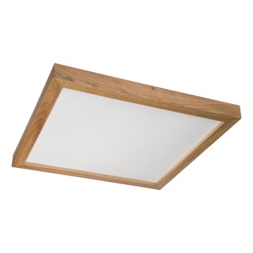 Brilagi - Luminaria de techo LED para baño WOODY FRAME LED/50W/230V 60x60 cm IP44 roble