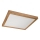 Brilagi - Luminaria de techo LED para baño WOODY FRAME LED/50W/230V 60x60 cm IP44 roble