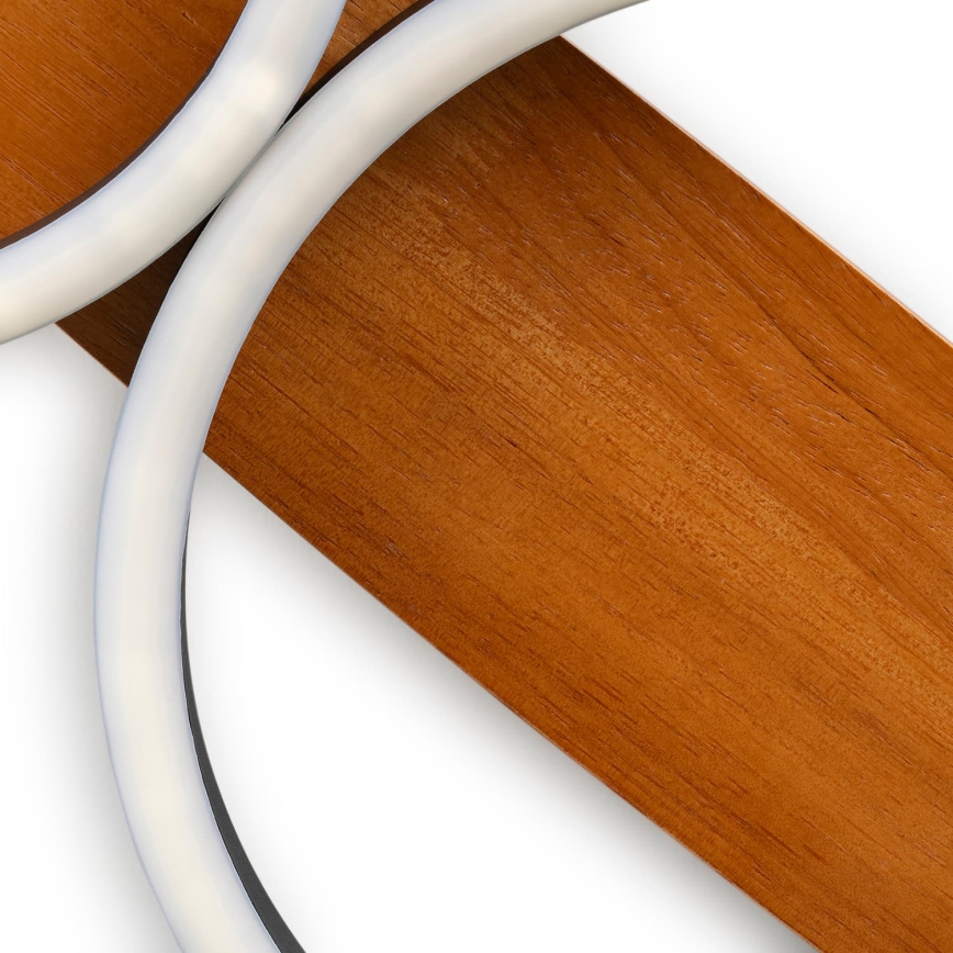 BRILAGI - Luminaria de techo LED PLANK 28W/230V 4000K 25x70 cm madera